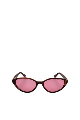 Lunettes de soleil polarisées femme - Catégorie 2 - Polaroid - Marron, rose et doré