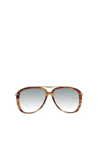Lunettes de soleil homme - Catégorie 2 - Scotch & Soda - Beige, marron, argenté et gris