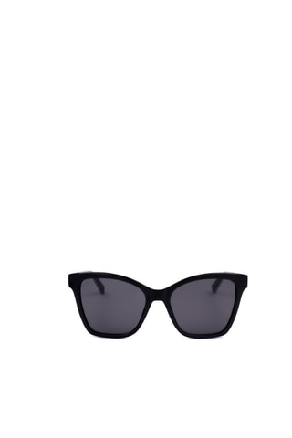 Lunettes de soleil femme - Catégorie 3 - Calvin Klein Jeans - Blanc et noir