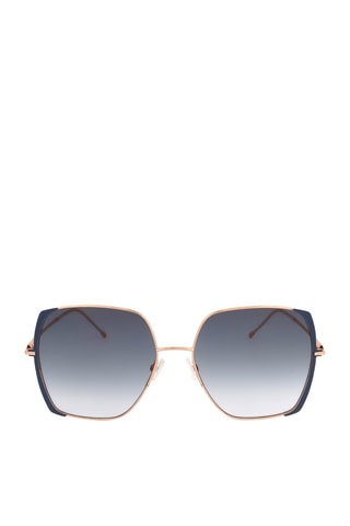 Lunettes de soleil femme - Catégorie 2 - Hugo Boss - Bleu et doré