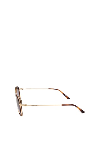 Lunettes de soleil femme - Catégorie 2 - Calvin Klein - Marron et gris