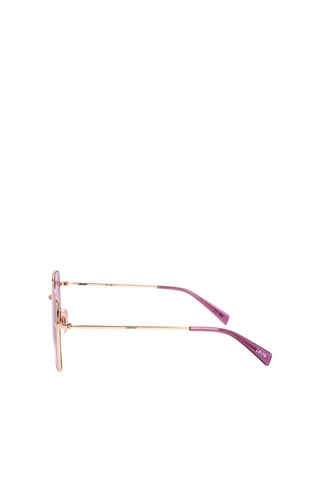 Lunettes de soleil femme - Verres effet miroir - Catégorie 2 - Levi's - Violet et rose