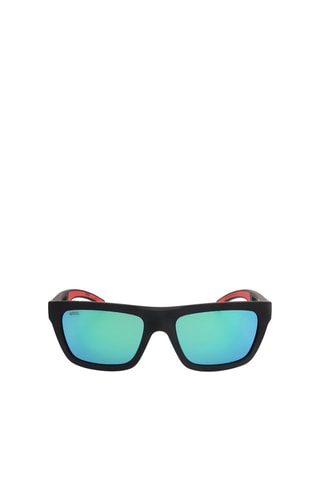 Lunettes de soleil homme - Verres effet miroir - Catégorie 3 - Hugo Boss - Noir