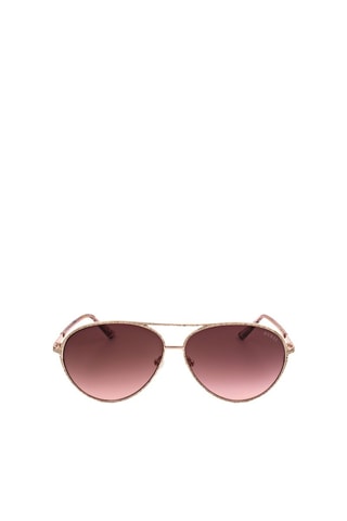 Lunettes de soleil femme - Catégorie 3 - Guess - Rose et doré