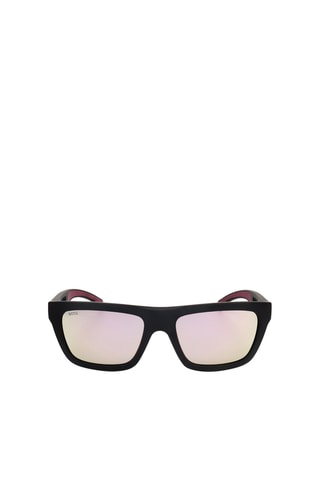 Lunettes de soleil homme - Verres effet miroir - Catégorie 3 - Hugo Boss - Noir
