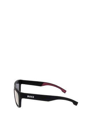 Lunettes de soleil homme - Verres effet miroir - Catégorie 3 - Hugo Boss - Noir