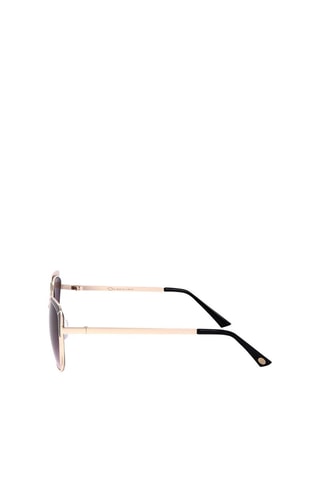 Lunettes de soleil femme - Catégorie 3 - Oscar De La Renta - Noir, rouge et doré