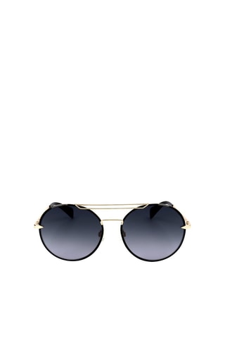 Lunettes de soleil femme - Catégorie 3 - Rag & Bone - Noir, doré et gris