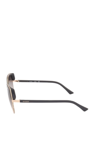 Lunettes de soleil femme - Catégorie 2 - Guess - Noir, marron et doré
