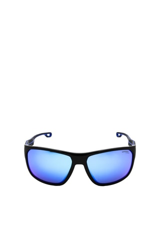 Lunettes de soleil homme - Verres effet miroir - Catégorie 3 - Carrera - Noir et bleu