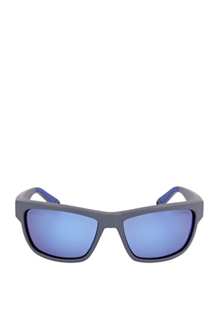 Lunettes de soleil polarisées homme - Verres effet miroir - Catégorie 3 - Polaroid Sport - Gris