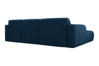 Canapé d'angle gauche Lola - Bleu roi