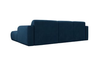 Canapé d'angle droit Lola - Bleu roi
