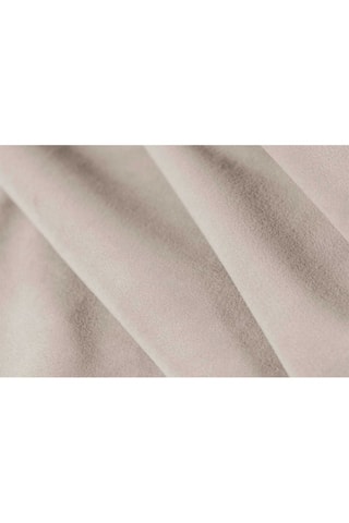 Canapé d'angle droit Clotilde - Beige clair - 4 places - Revêtement en velours
