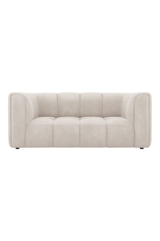 Canapé Adams - Beige - 2 places - Toucher velours