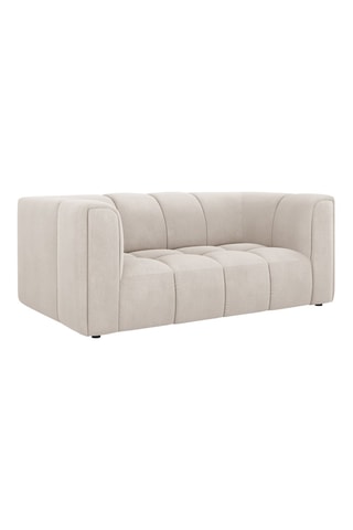 Canapé Adams - Beige - 2 places - Toucher velours