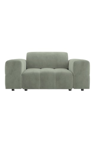 Fauteuil Luc - Vert sauge - En tissu structurel