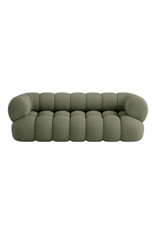 Canapé Maurice - Vert kaki - 3 places - En tissu chenille
