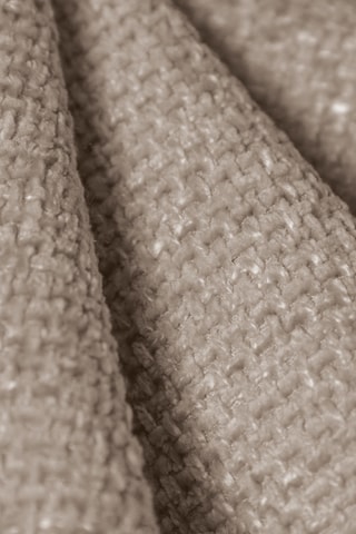 Canapé d'angle droit  Lola - Beige - 6 places - En tissu chenille