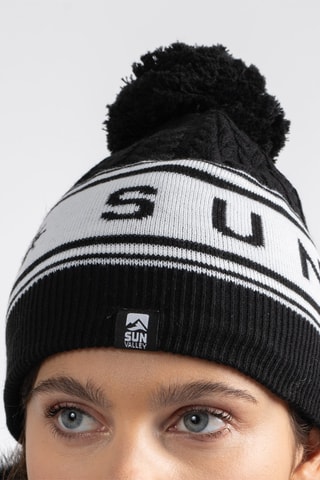 Bonnet en laine mérinos Judson - Noir - Sun Valley