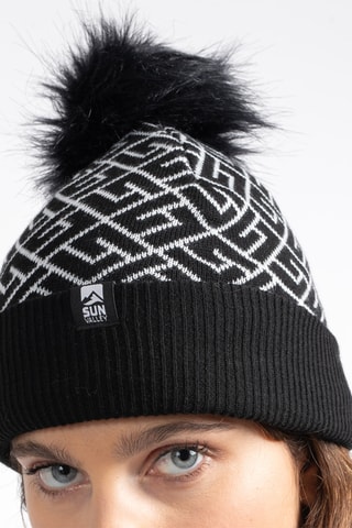 Bonnet en laine mérinos Jicavo - Noir - Sun Valley