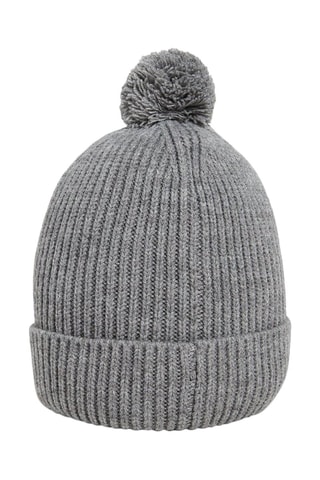 Bonnet à pompon TNF - Gris chiné