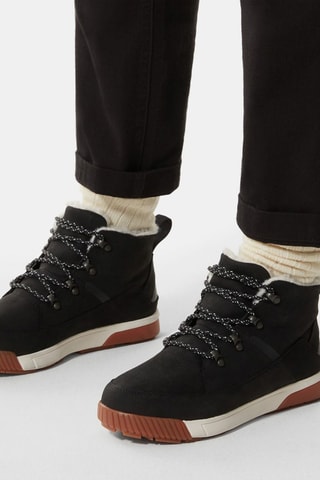 Bottines fourrées en cuir - Noir - The North Face