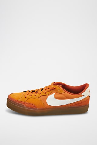 Baskets en cuir - Marron et orange - Nike