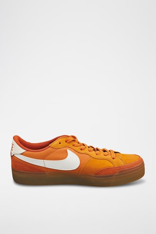 Baskets en cuir - Marron et orange - Nike
