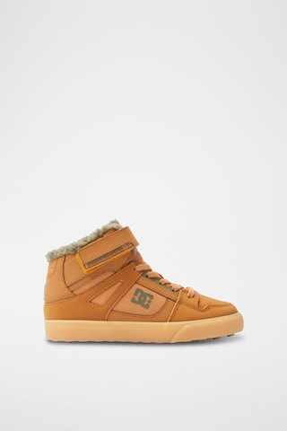 Baskets montantes fourrées en cuir - Beige - DC Shoes