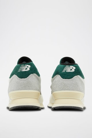 Baskets en cuir - Ecru et vert foncé - New Balance