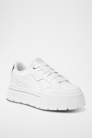 Chaussures d’entrainement plateformes en cuir - Blanc - Puma