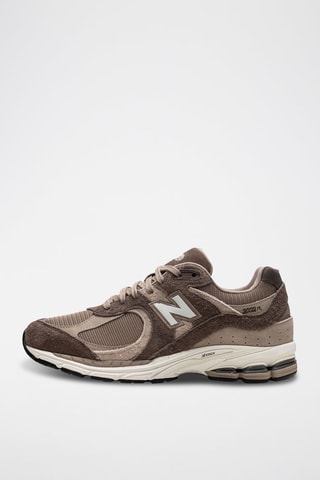 Scarpe da training in pelle e pelle scamosciata di vitello - Marrone scuro e bianco - New Balance