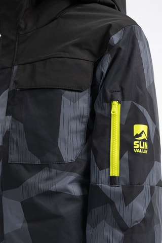 Veste de ski à capuche Drayej - Noir - Sun Valley