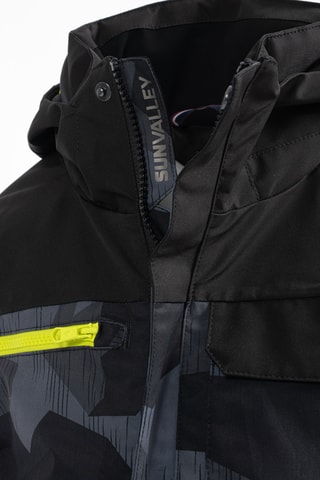 Veste de ski à capuche Drayej - Noir - Sun Valley