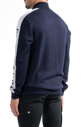Pull en laine Hack - Bleu marine - Sun Valley