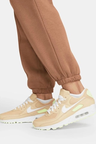 Pantaloni in pile taglio ampio - Marrone chiaro - Nike