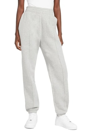 Pantaloni in pile taglio ampio - Grigio melange - Nike