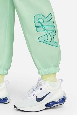 Pantaloni slim in pile a vita alta - Verde chiaro - Nike