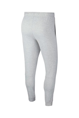 Pantaloni tapered in pile da training - Grigio chiaro melange - Nike