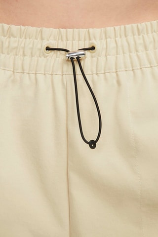 Pantaloni a vita alta Swoosh - Beige - Nike