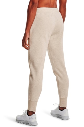 Pantaloni da training in pile Rival - Beige melange - Under Armour
