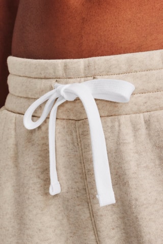 Pantaloni da training in pile Rival - Beige melange - Under Armour