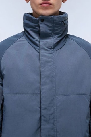 Coupe-vent à capuche A-Bisenzio - Gris foncé - Napapijri