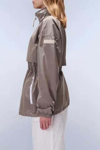 Giacca con cappuccio A Era - Beige e bianco - Napapijri