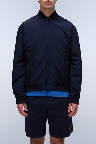 Giacca A Montale - Navy e arancione - Napapijri