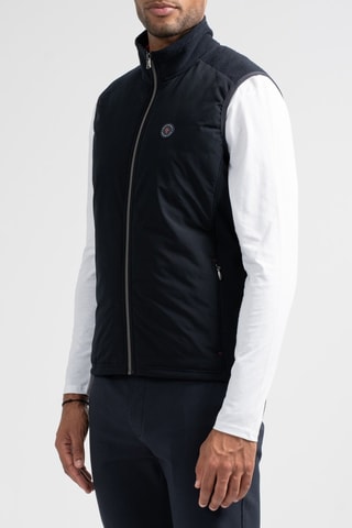 Giacca in pile senza maniche Lenzo - Navy