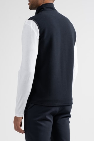 Giacca in pile senza maniche Lenzo - Navy