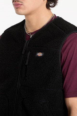 Giacca in pile senza maniche - Nero - Dickies