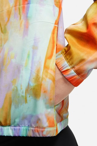 Giacca con cappuccio tie and dye - Verde acqua e arancione - Nike
